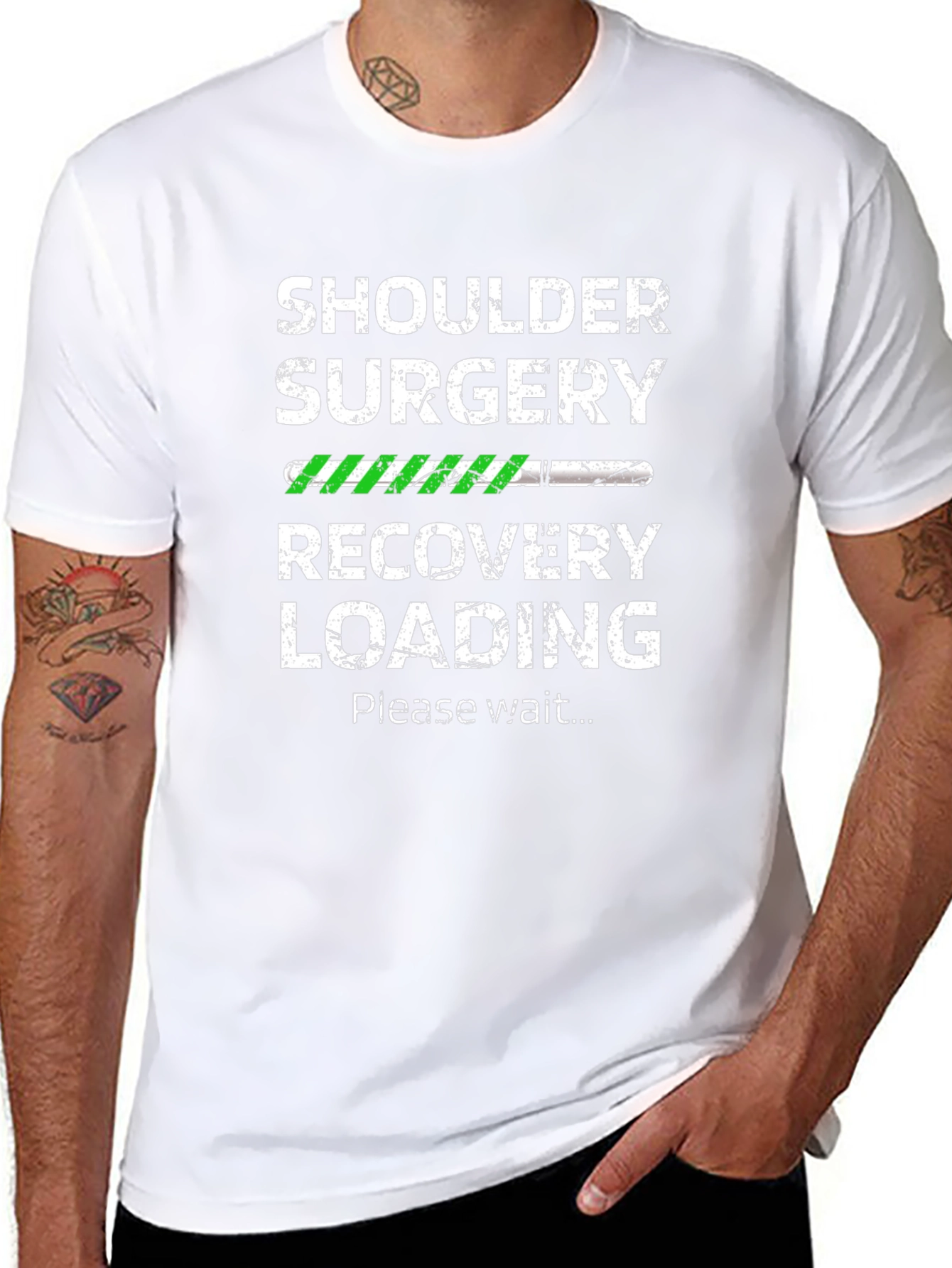 Shoulder Surgery Recovery Loading T-Shirt