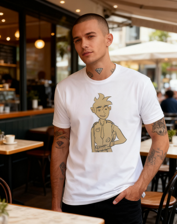 Cartoon Character Graphic Tee