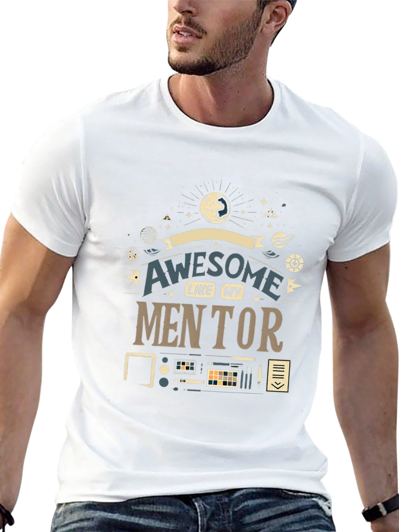 Awesome Like My Mentor Graphic Tee