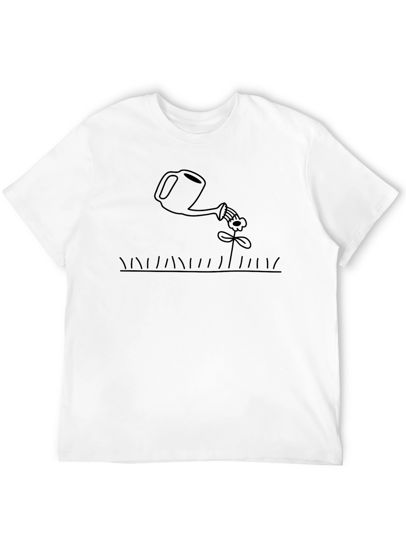 Watering Can Flower Graphic Tee