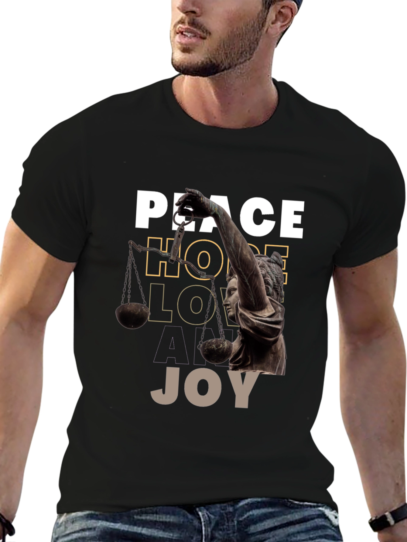 Peace Hope Love Joy Graphic Tee
