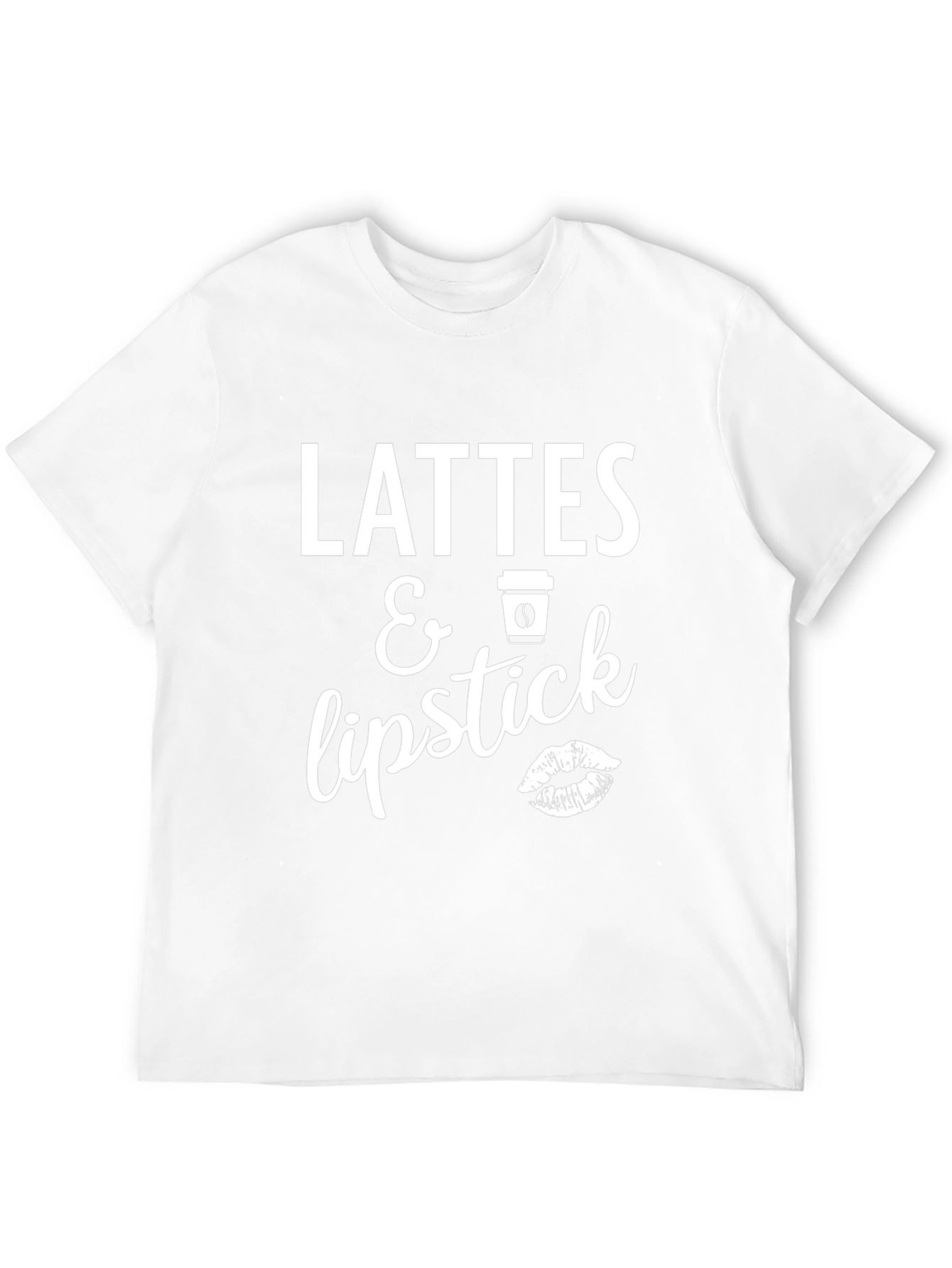 Lattes & Lipstick Graphic T-Shirt