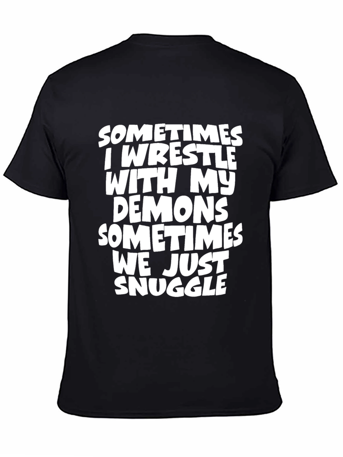 Wrestle Demons Snuggle Graphic Tee