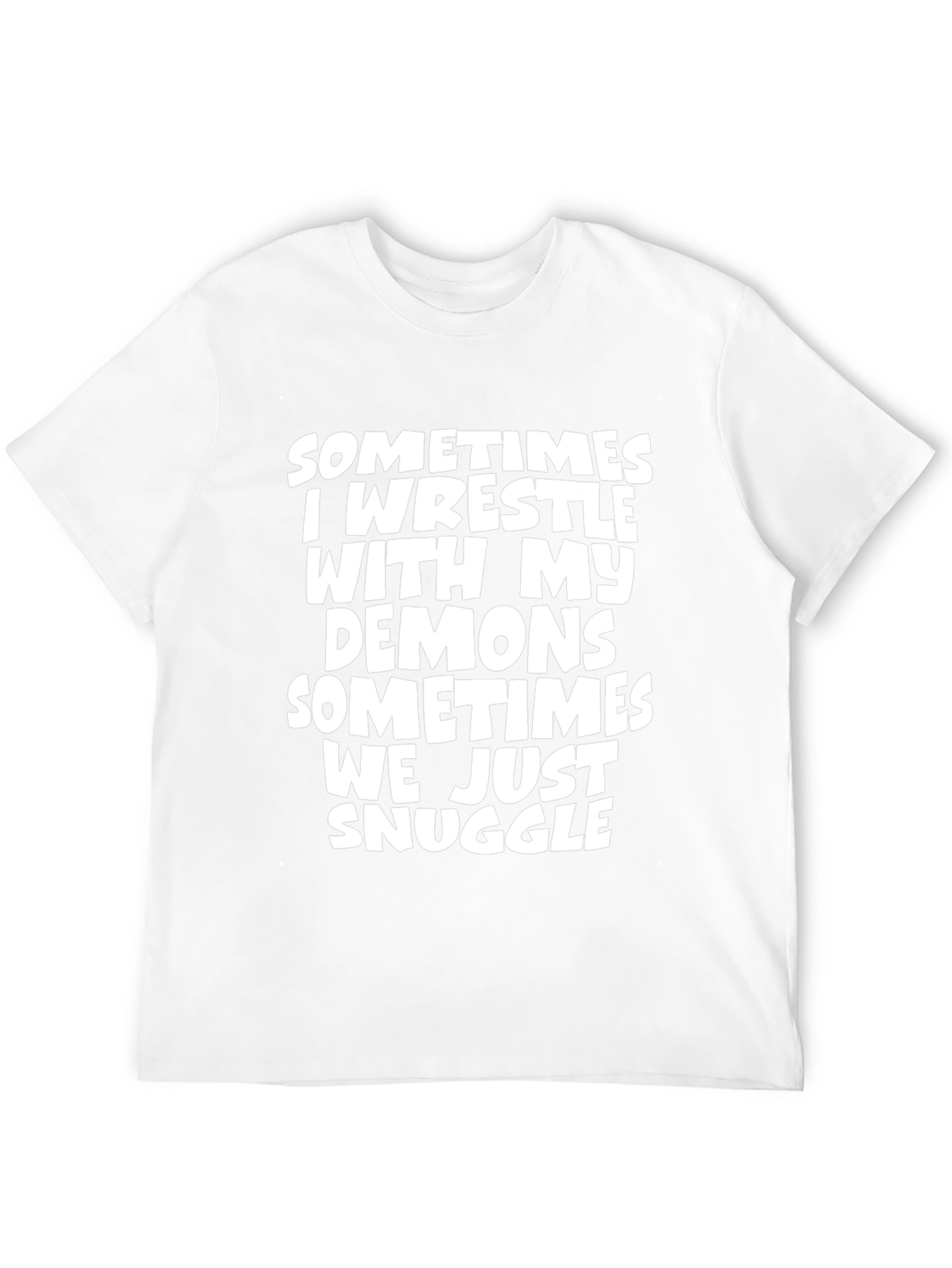 Wrestle Demons Snuggle Graphic Tee
