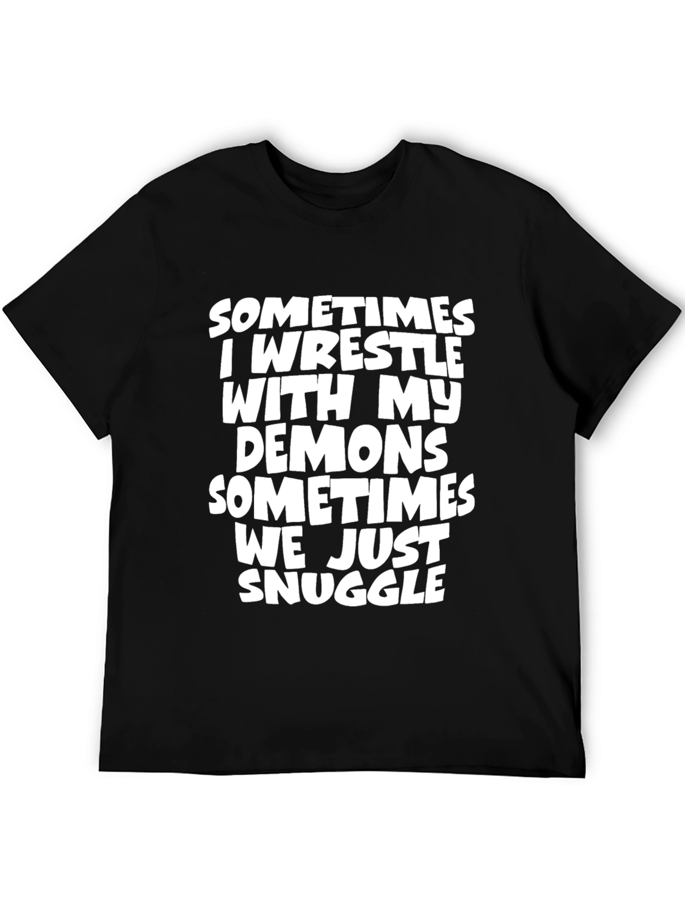 Wrestle Demons Snuggle Graphic Tee
