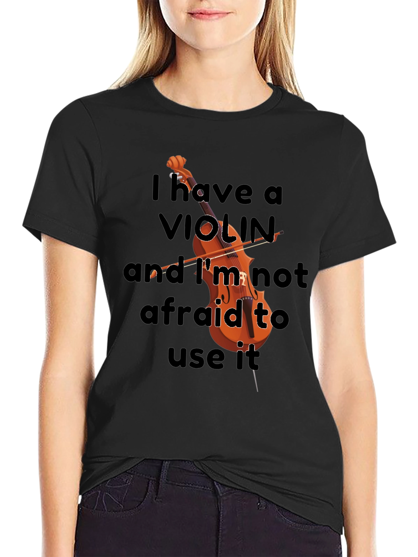 Violin Lovers Bold Statement T-Shirt