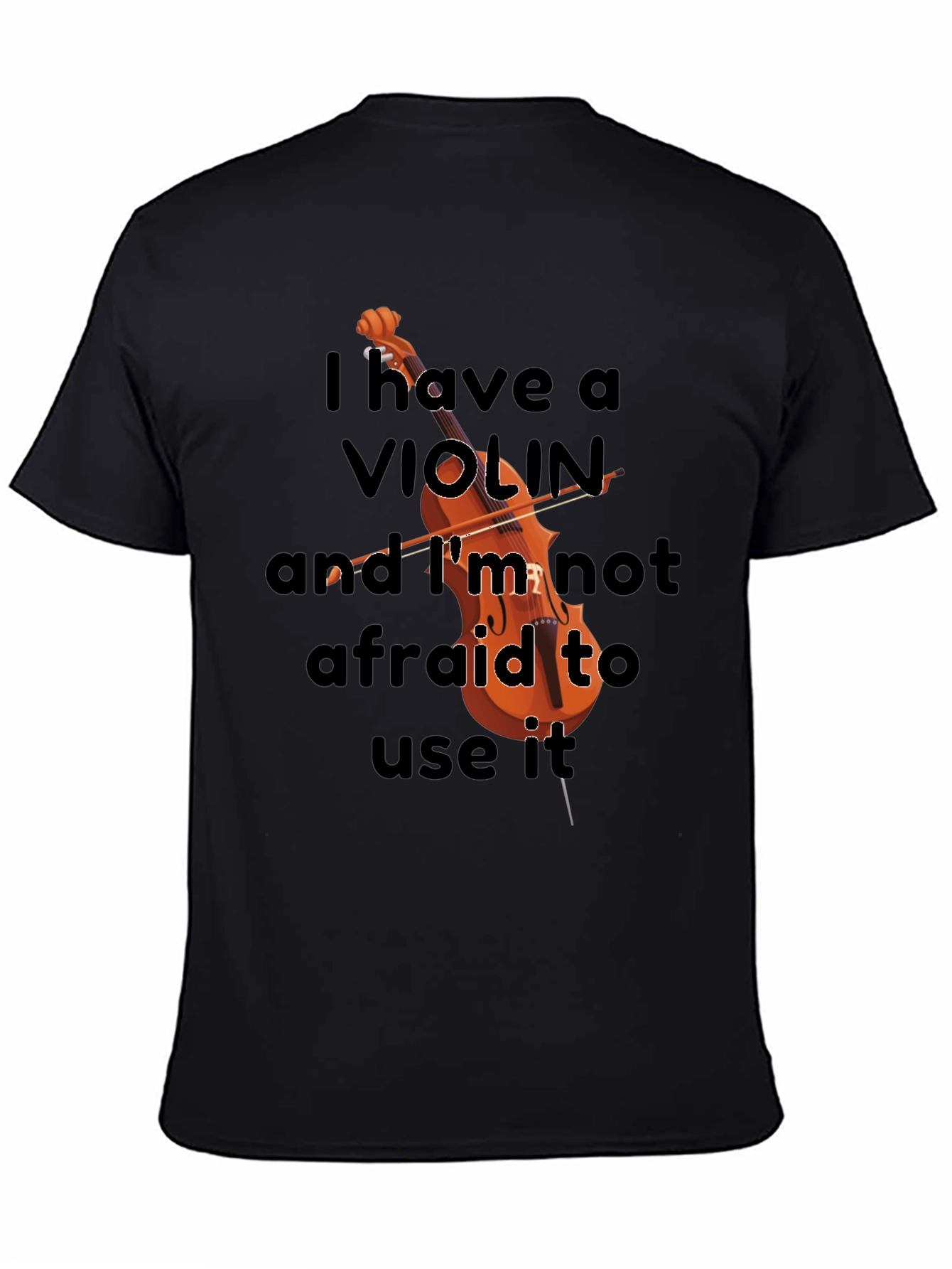 Violin Lovers Bold Statement T-Shirt