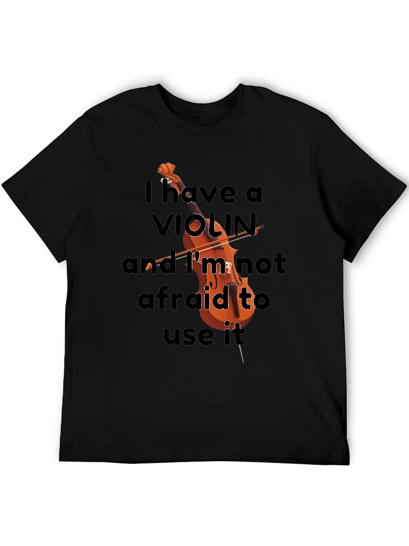 Violin Lovers Bold Statement T-Shirt