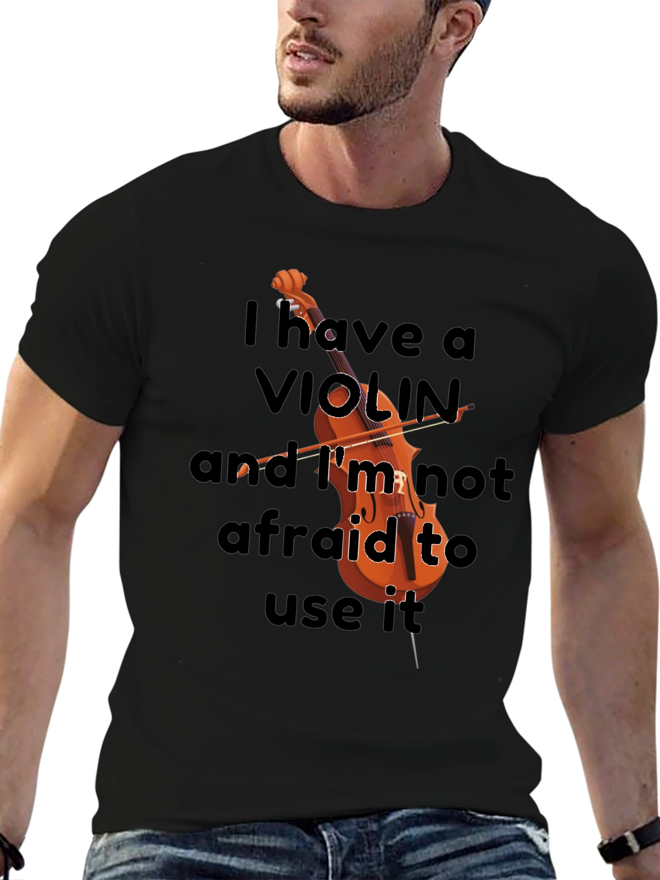 Violin Lovers Bold Statement T-Shirt