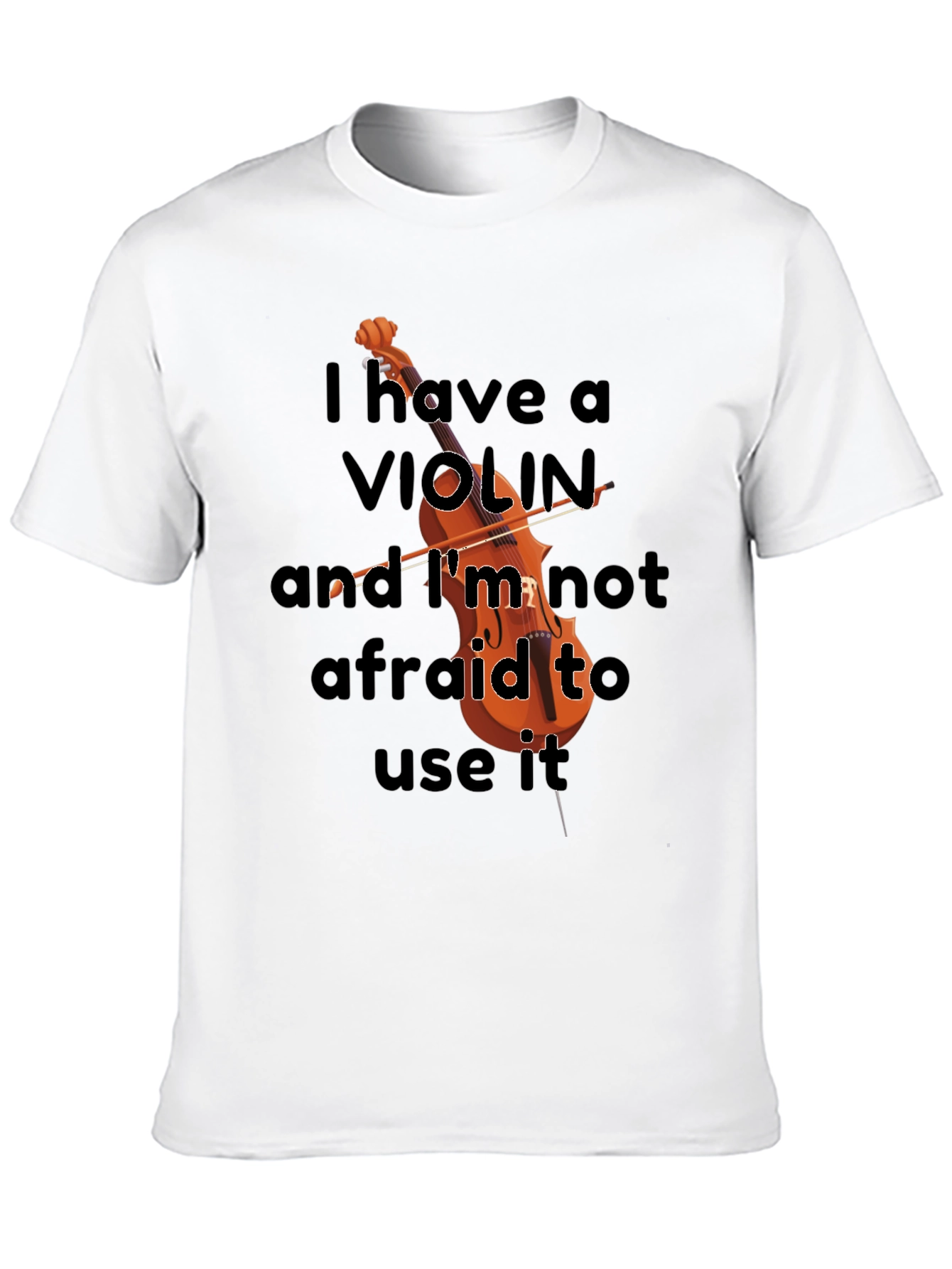 Violin Lovers Bold Statement T-Shirt