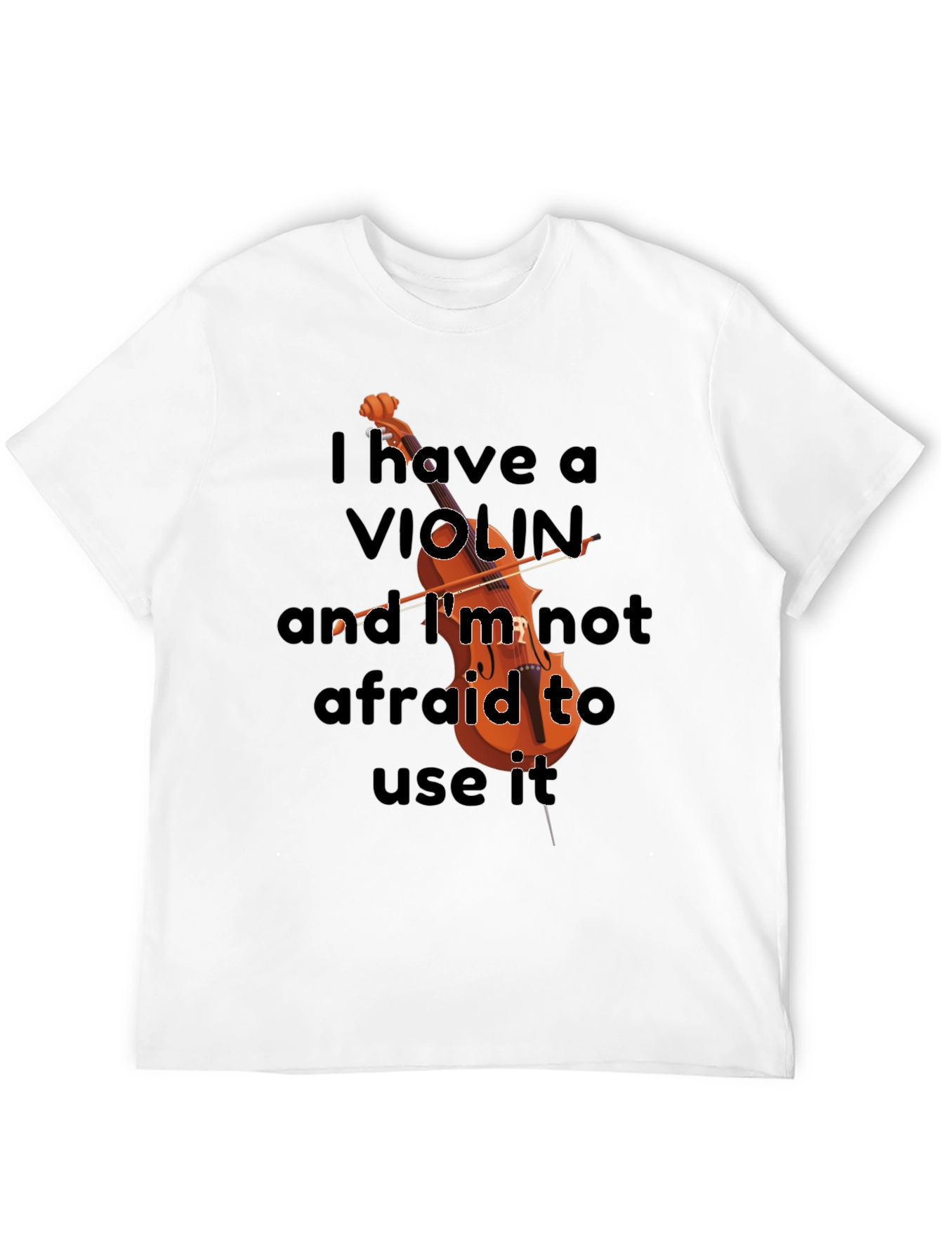 Violin Lovers Bold Statement T-Shirt
