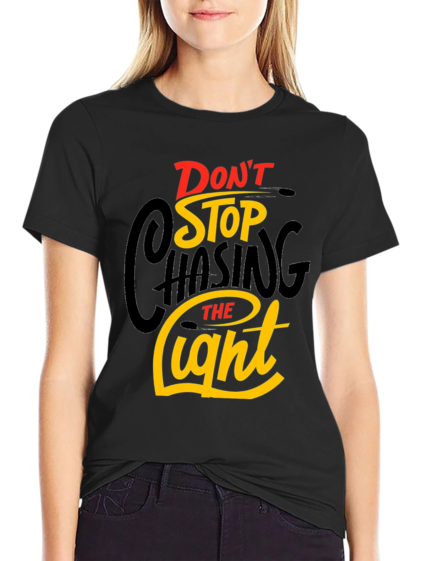 Dont Stop Chasing the Light Graphic Tee