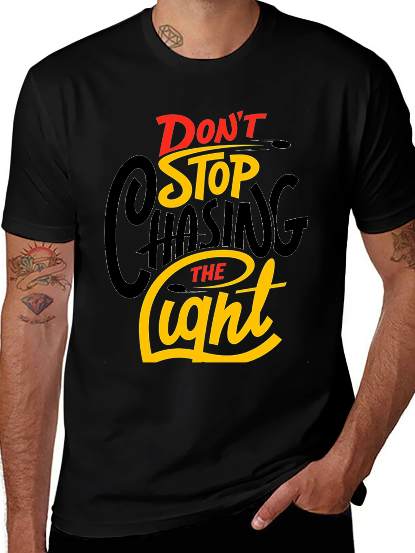 Dont Stop Chasing the Light Graphic Tee