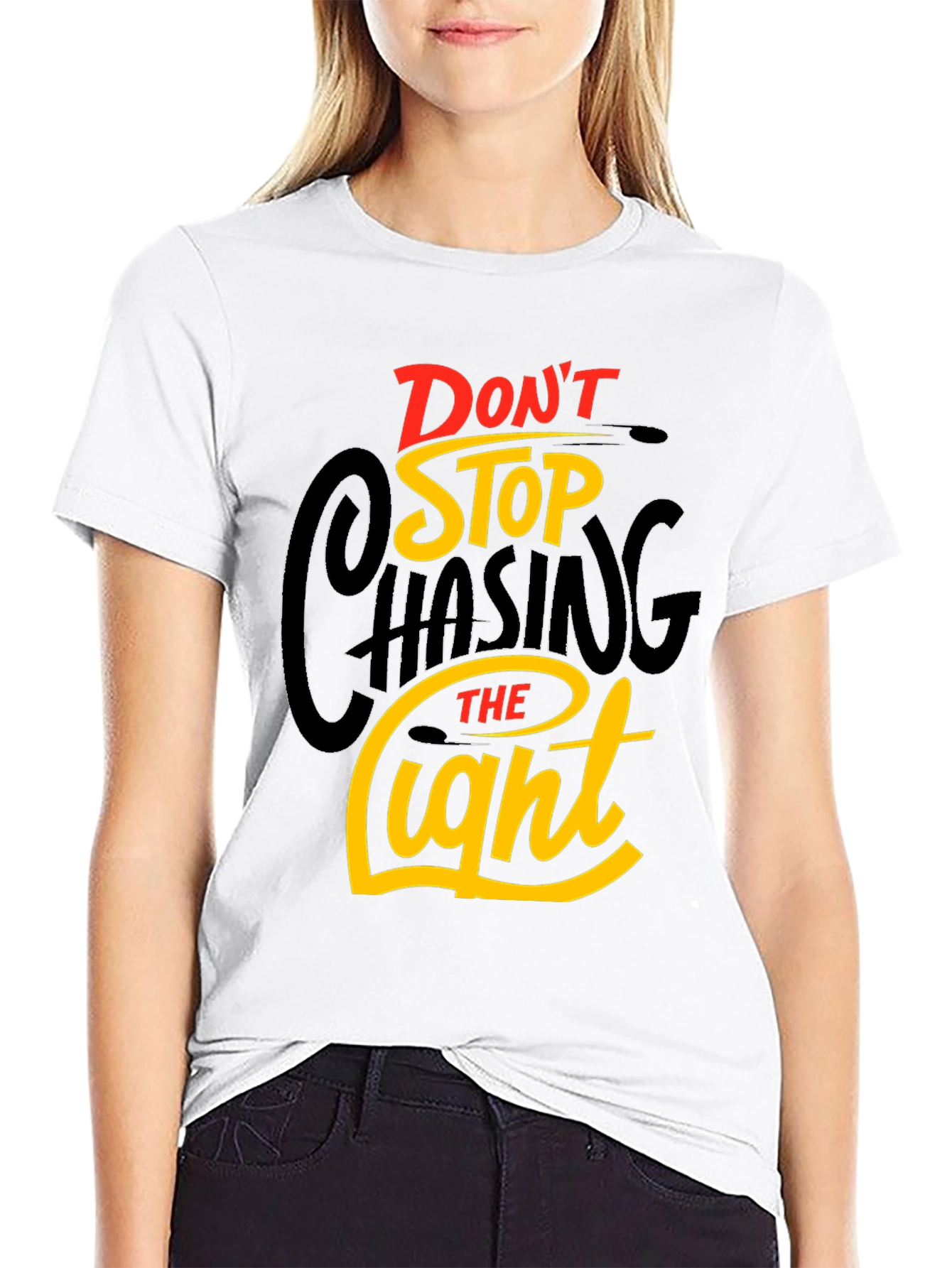Dont Stop Chasing the Light Graphic Tee