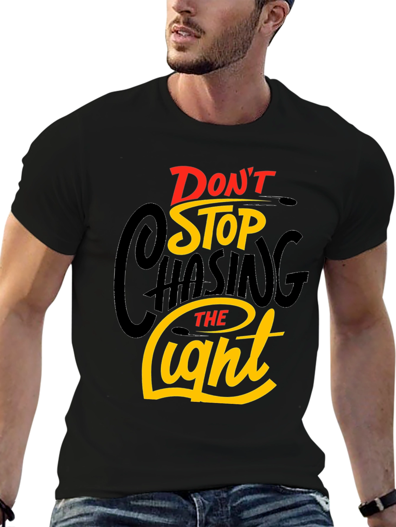 Dont Stop Chasing the Light Graphic Tee