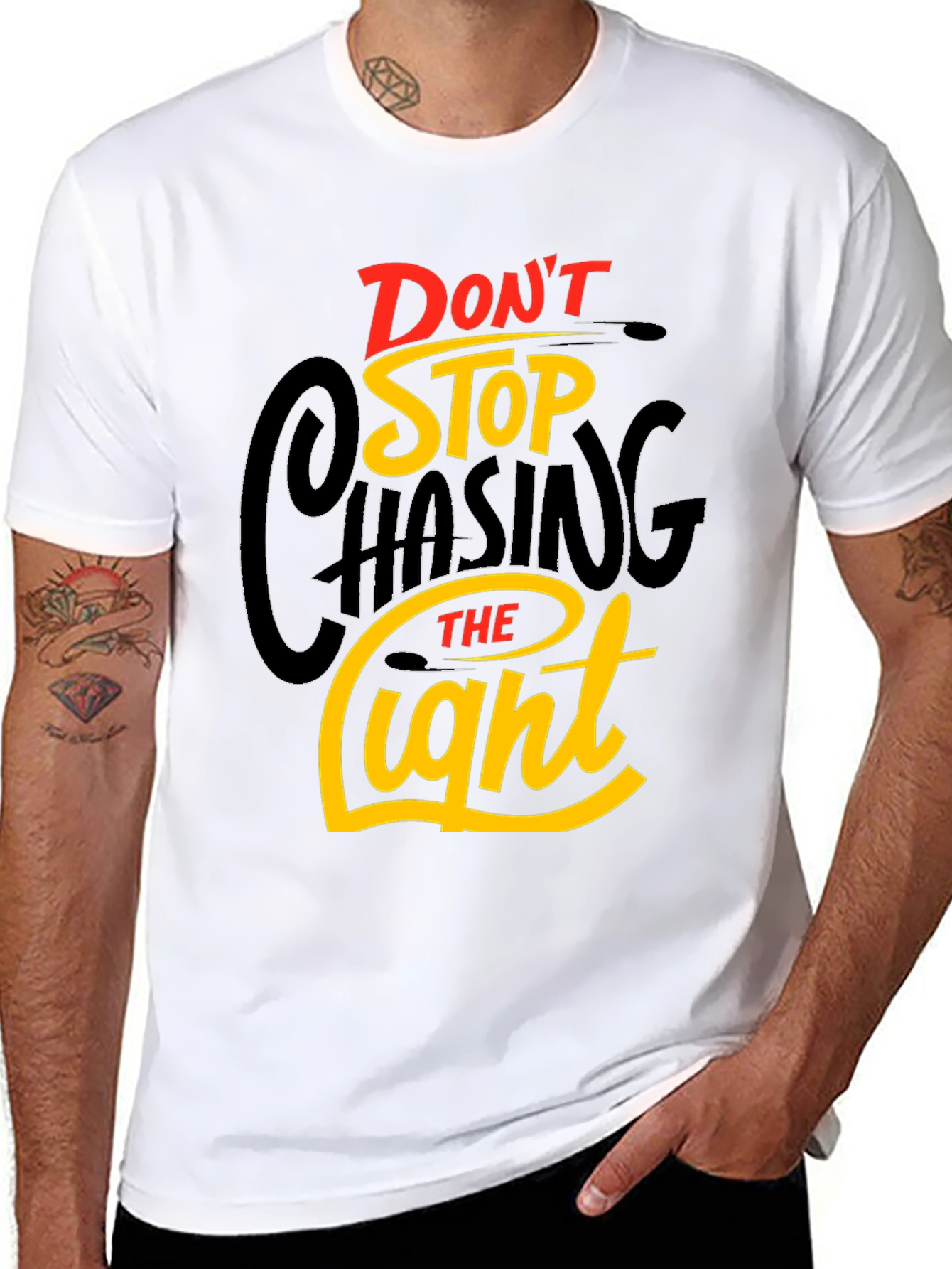 Dont Stop Chasing the Light Graphic Tee