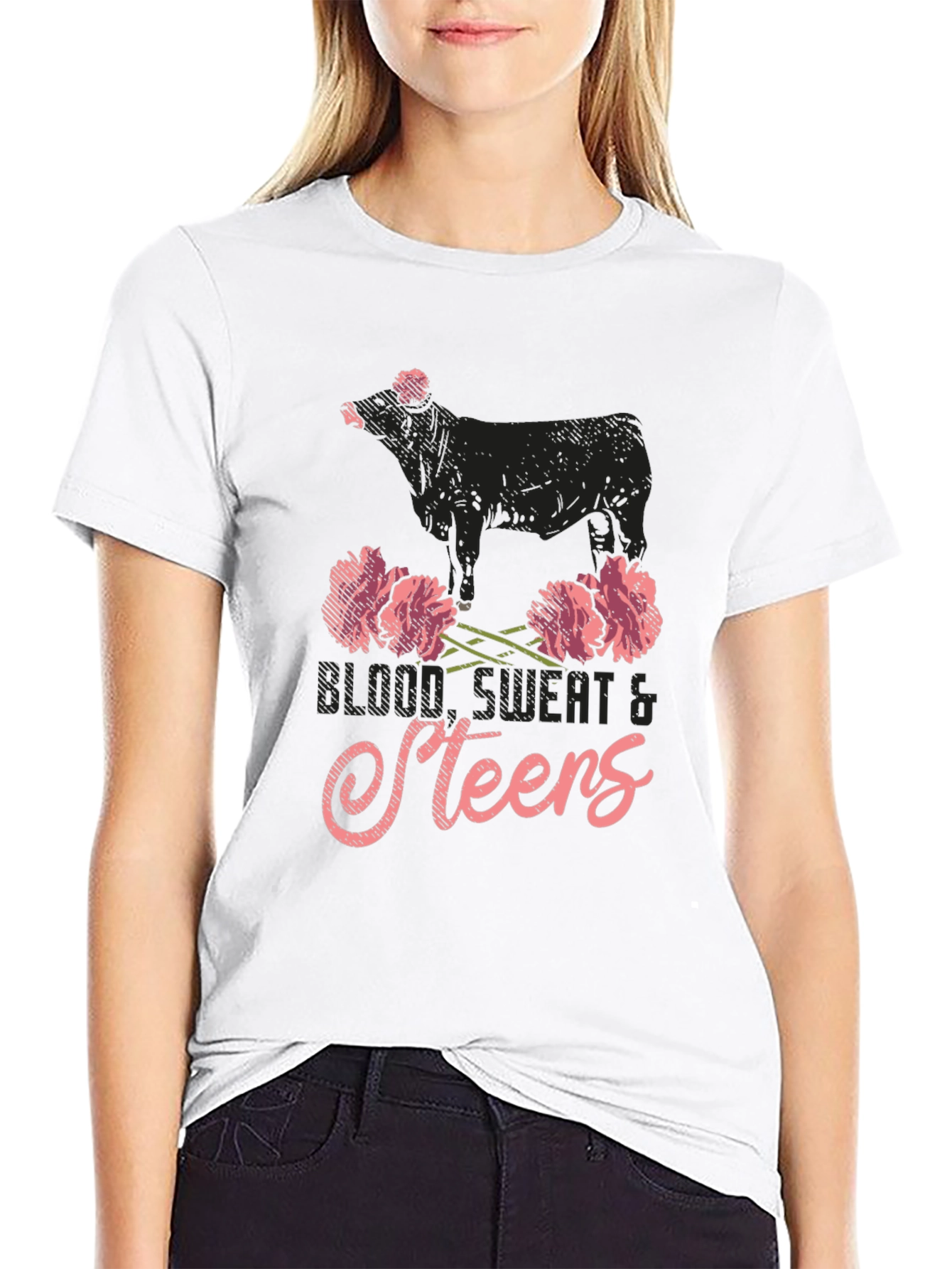 Blood Sweat & Steers Graphic Tee