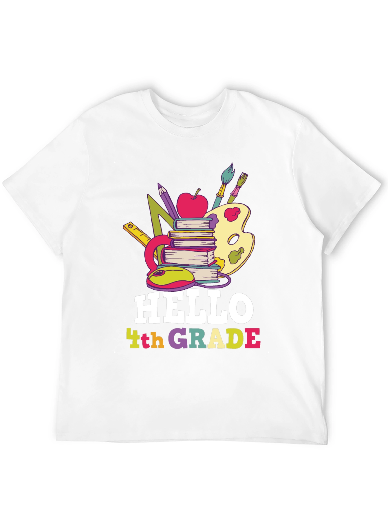 Hello 4th Grade T-Shirt Back to School