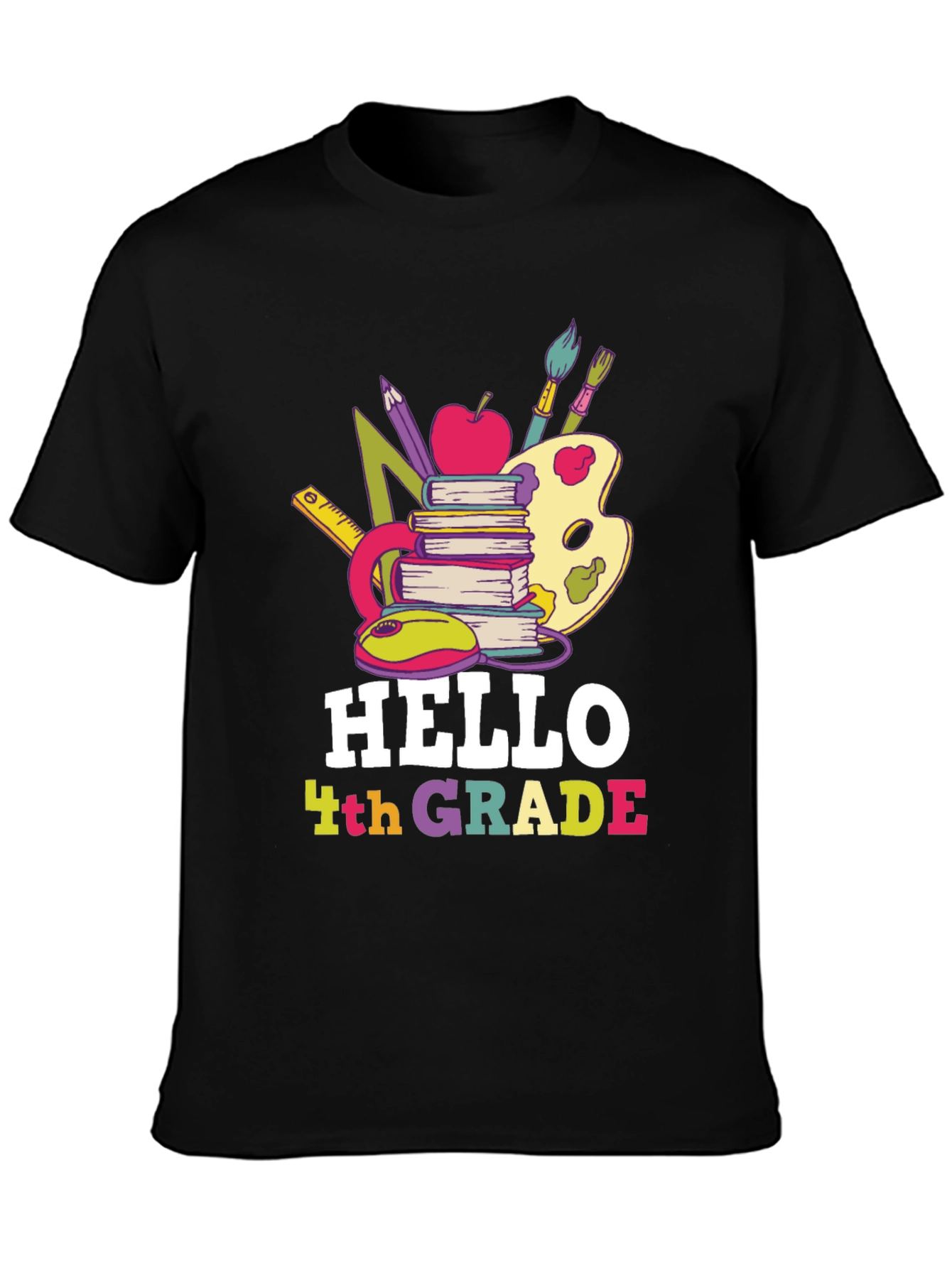 Hello 4th Grade T-Shirt Back to School