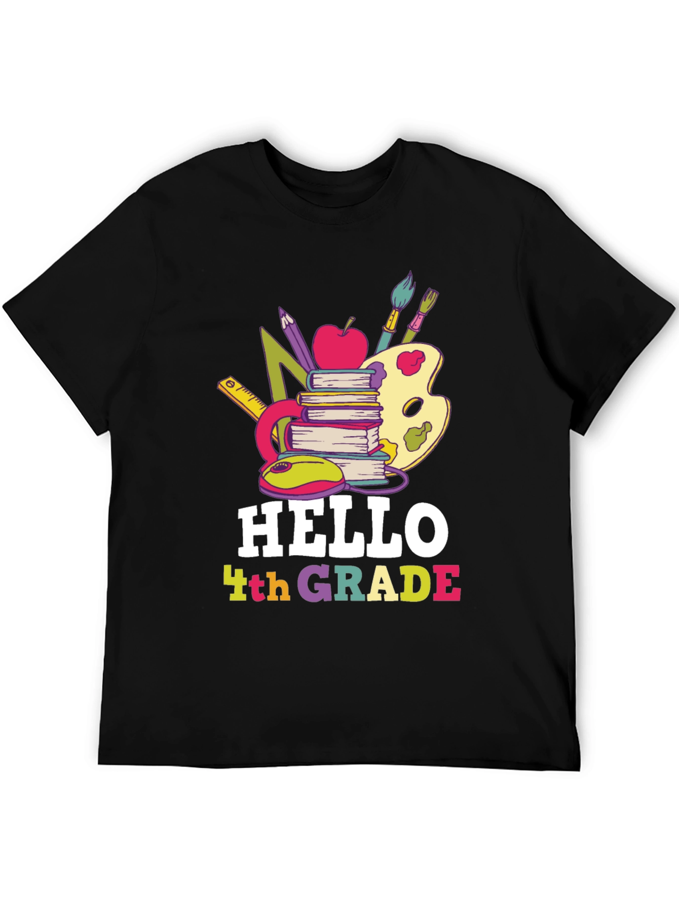 Hello 4th Grade T-Shirt Back to School