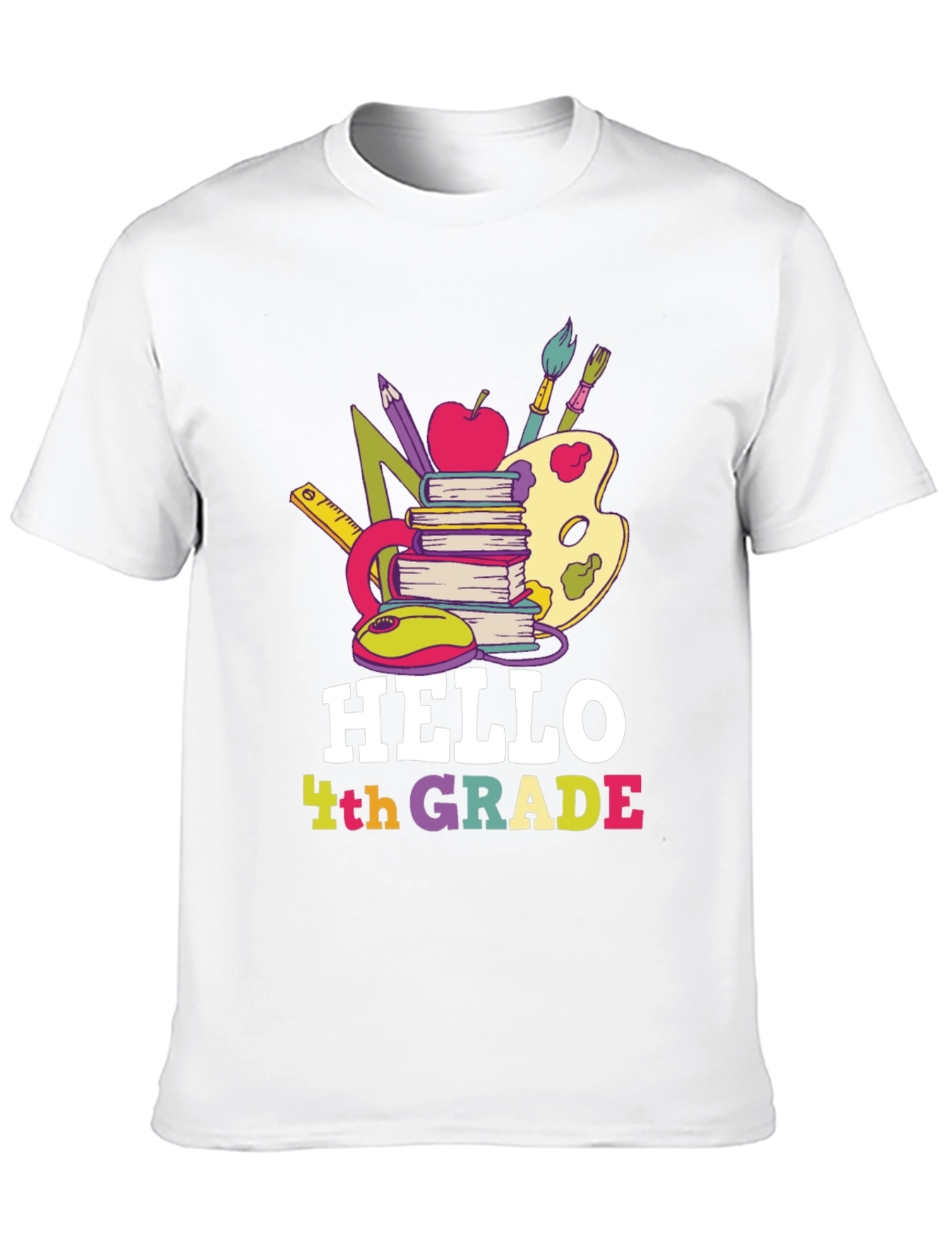Hello 4th Grade T-Shirt Back to School
