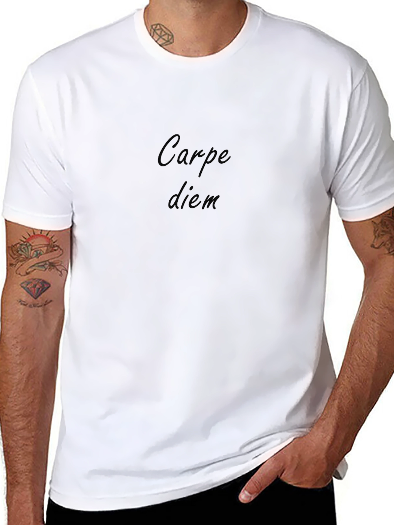 Carpe Diem Black T-Shirt
