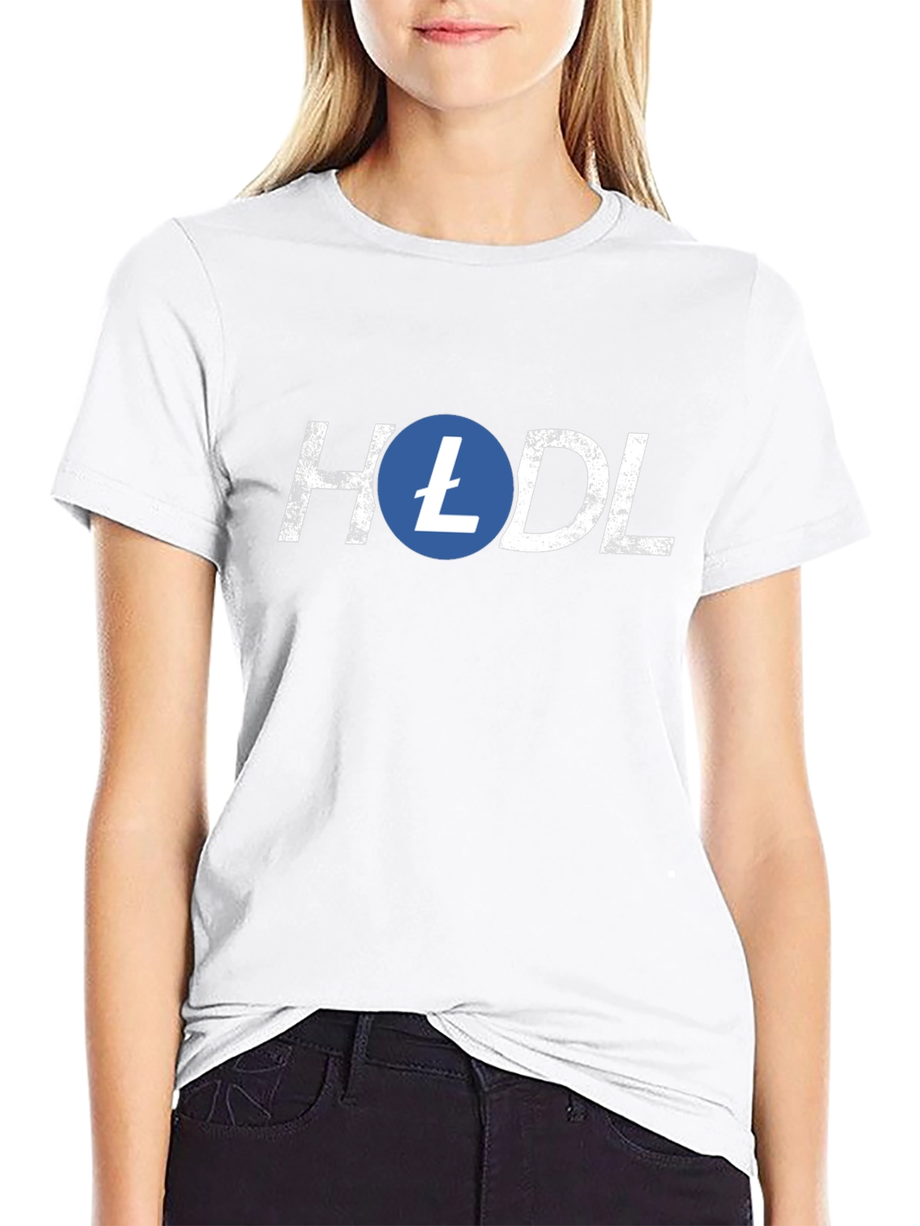 HODL Litecoin Crypto T-Shirt - Black
