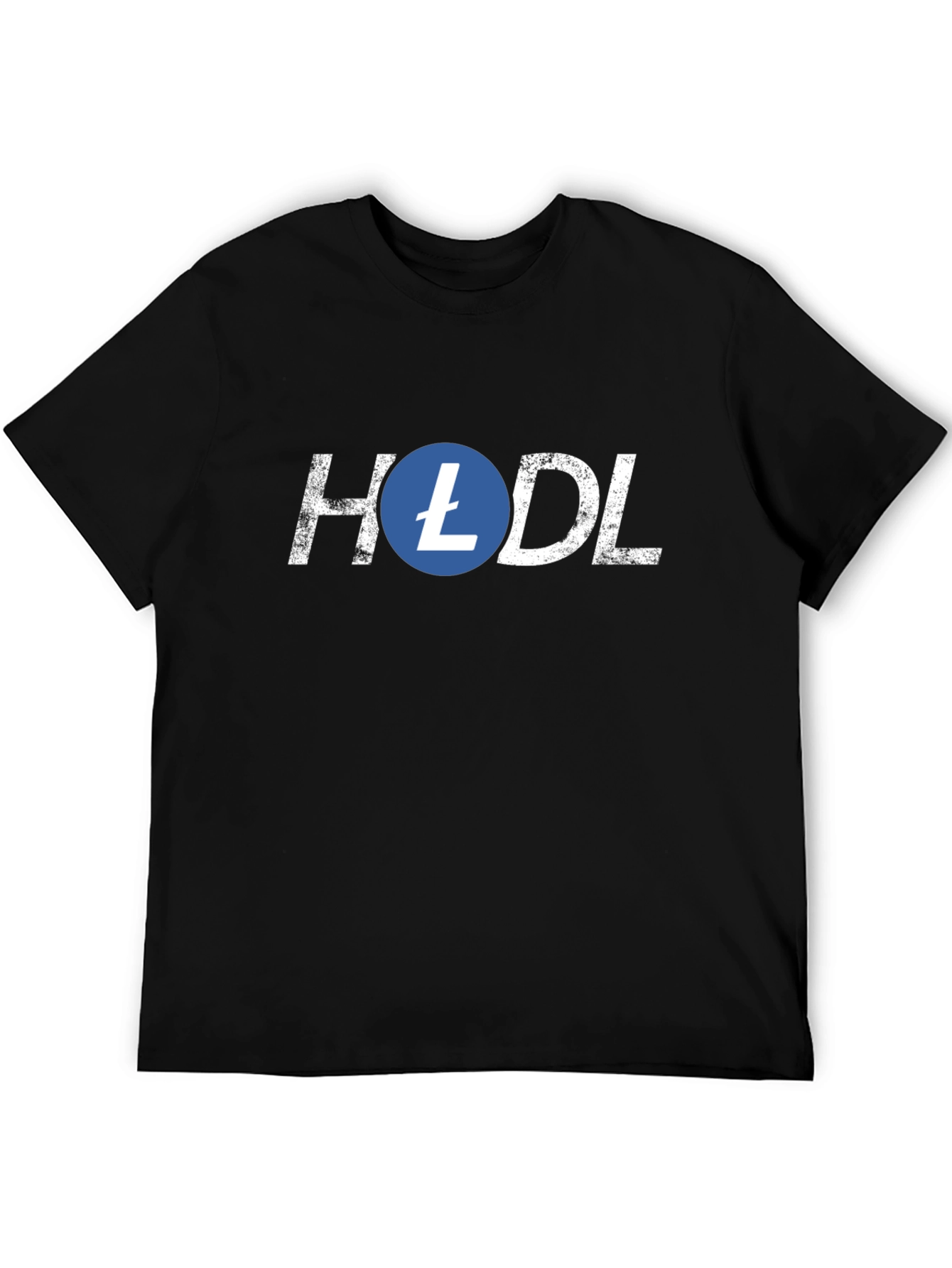 HODL Litecoin Crypto T-Shirt - Black