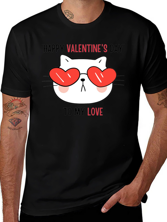 Valentines Day Cat T-Shirt: Love You