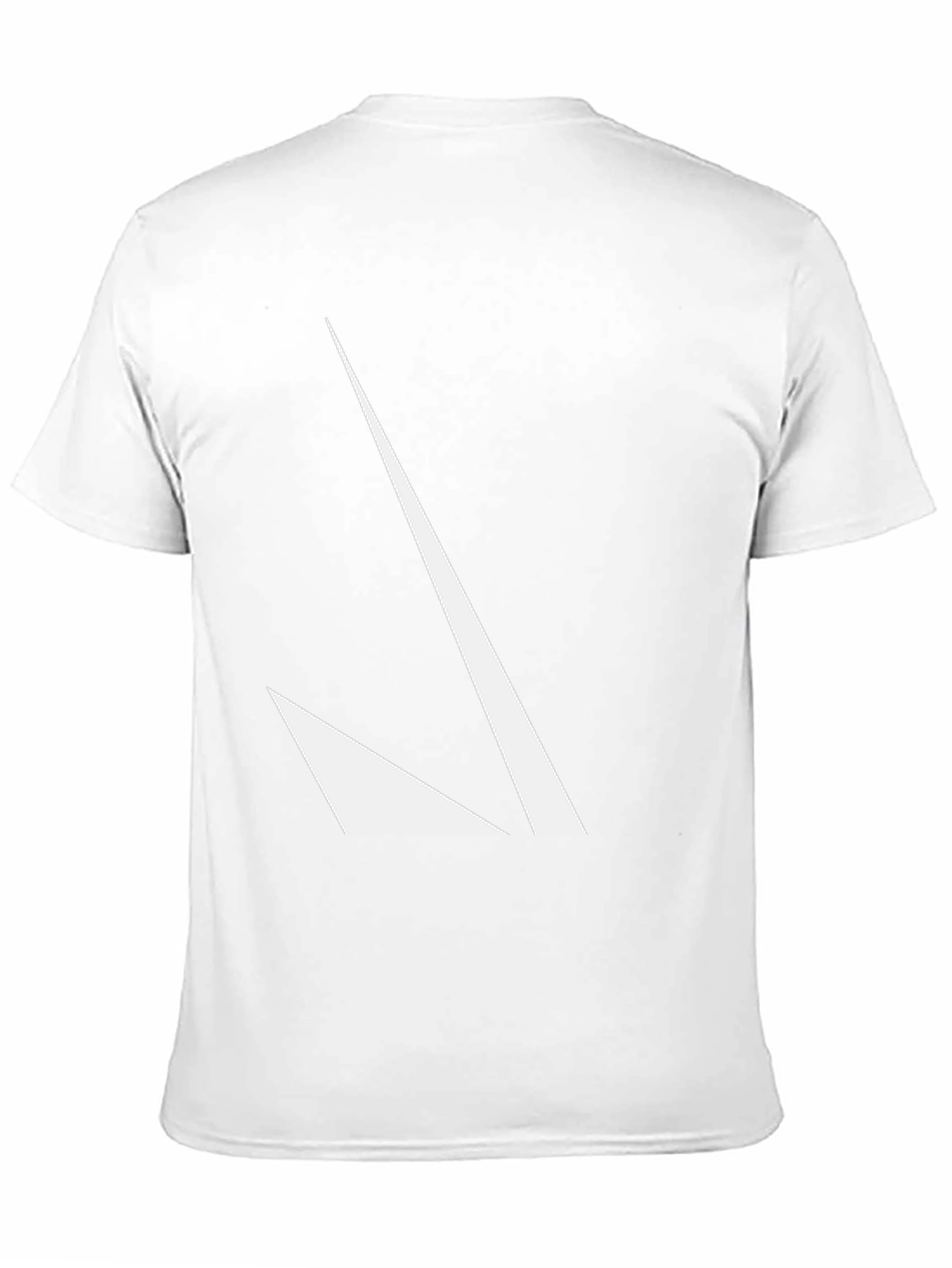 Abstract Graphic Print Black Tee