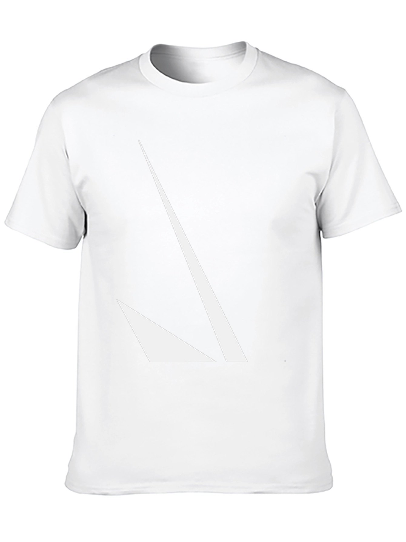 Abstract Graphic Print Black Tee