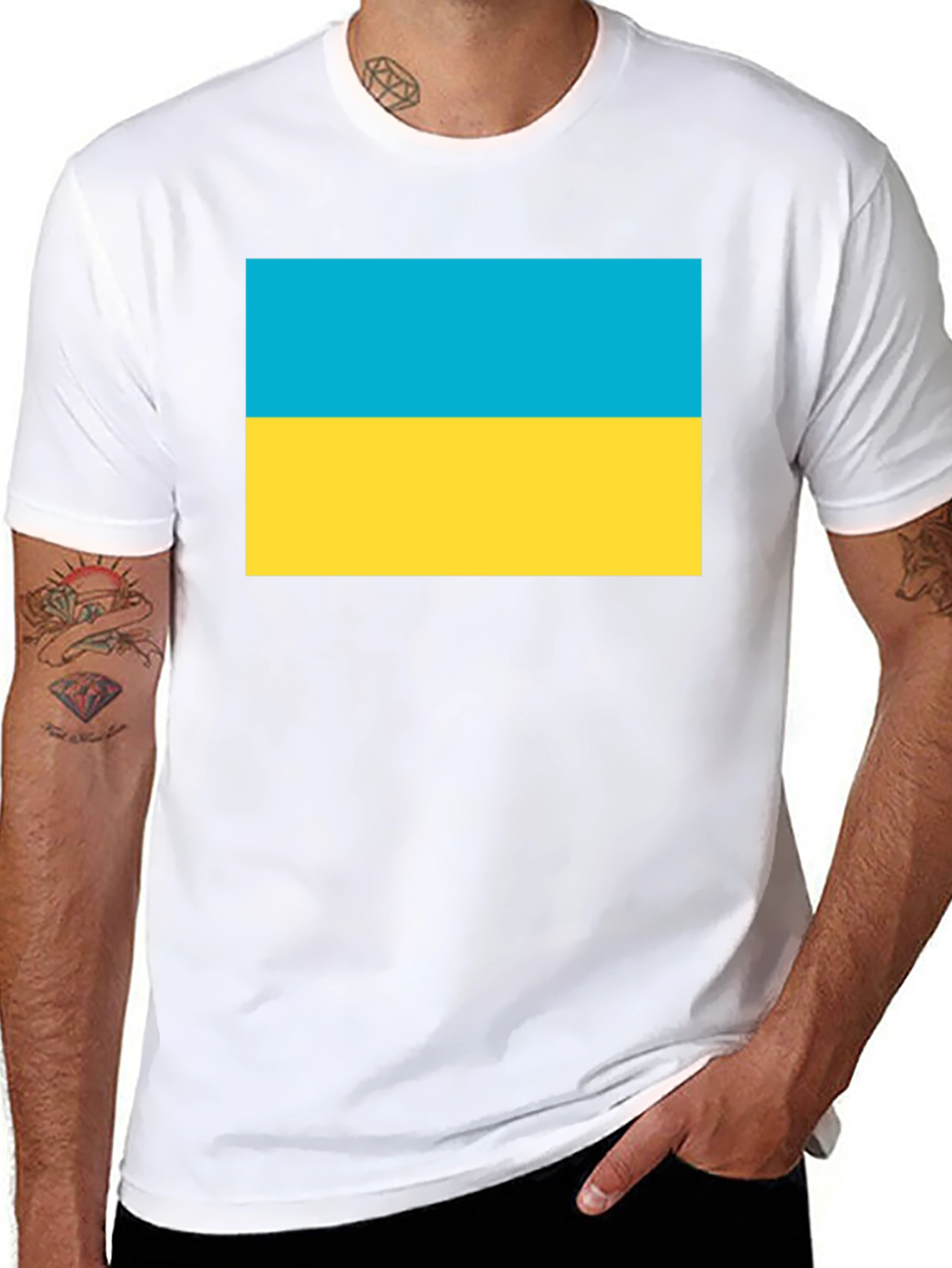 Ukraine Flag T-Shirt - Patriotic Pride