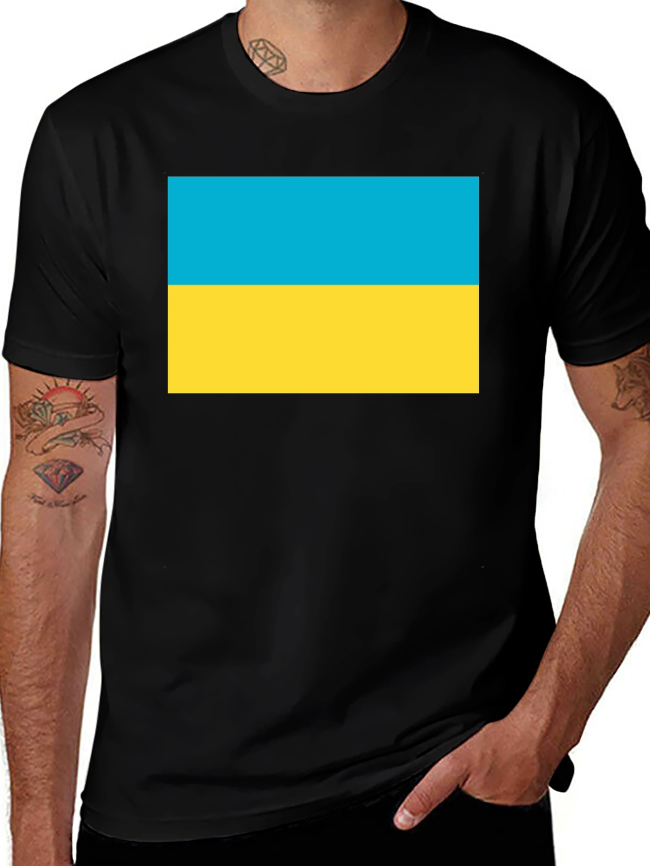 Ukraine Flag T-Shirt - Patriotic Pride
