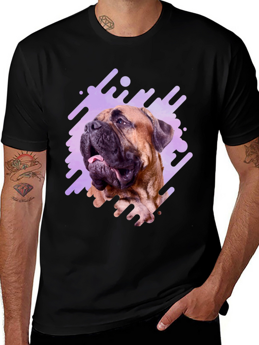 Dog Breed Graphic T-Shirt Casual Cotton Tee