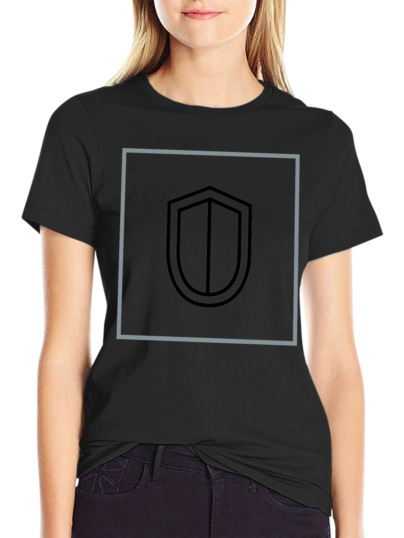 Shield Emblem Black T-Shirt