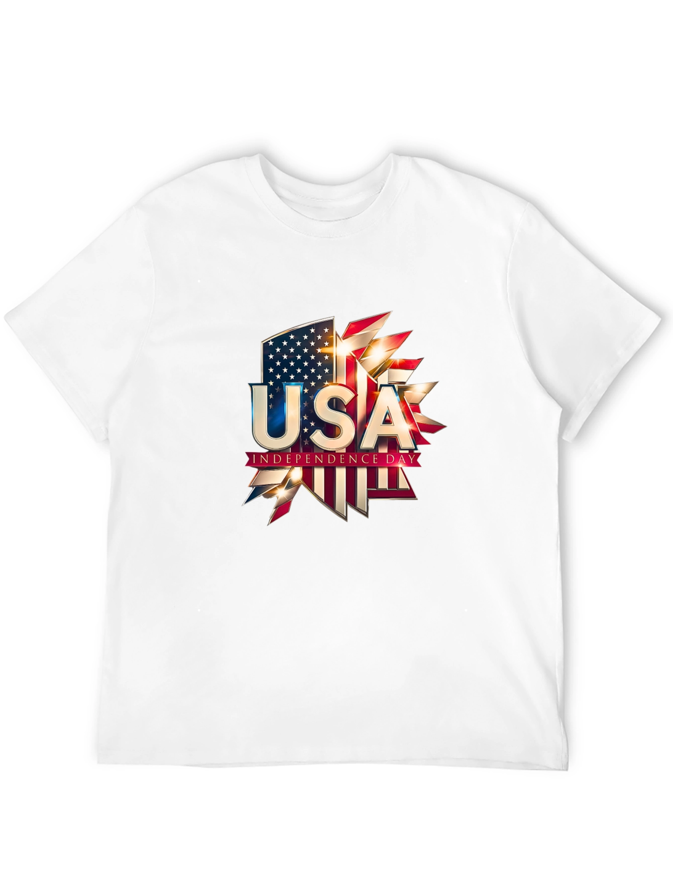 USA Independence Day Graphic T-Shirt - Patriotic Design