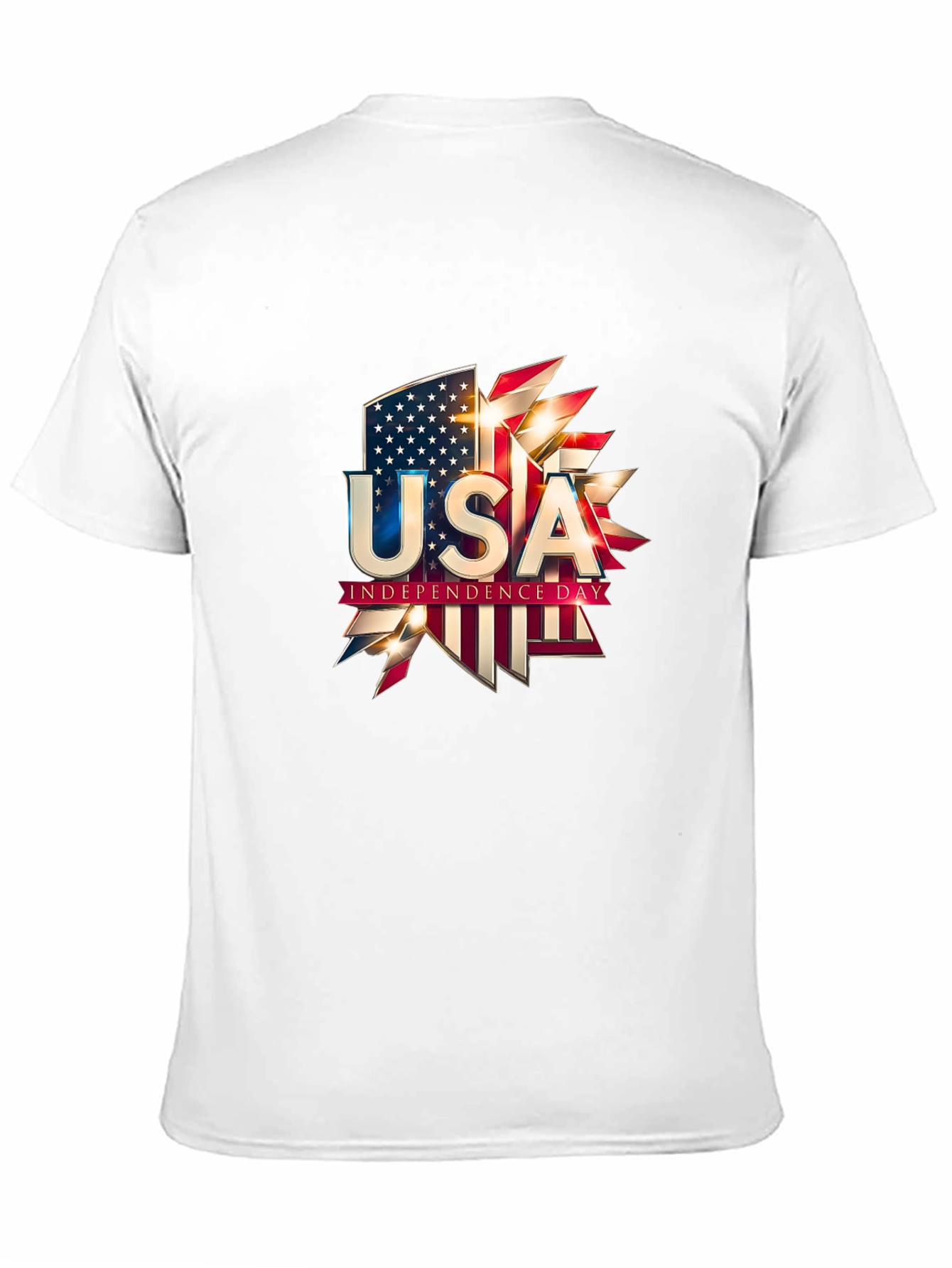 USA Independence Day Graphic T-Shirt - Patriotic Design