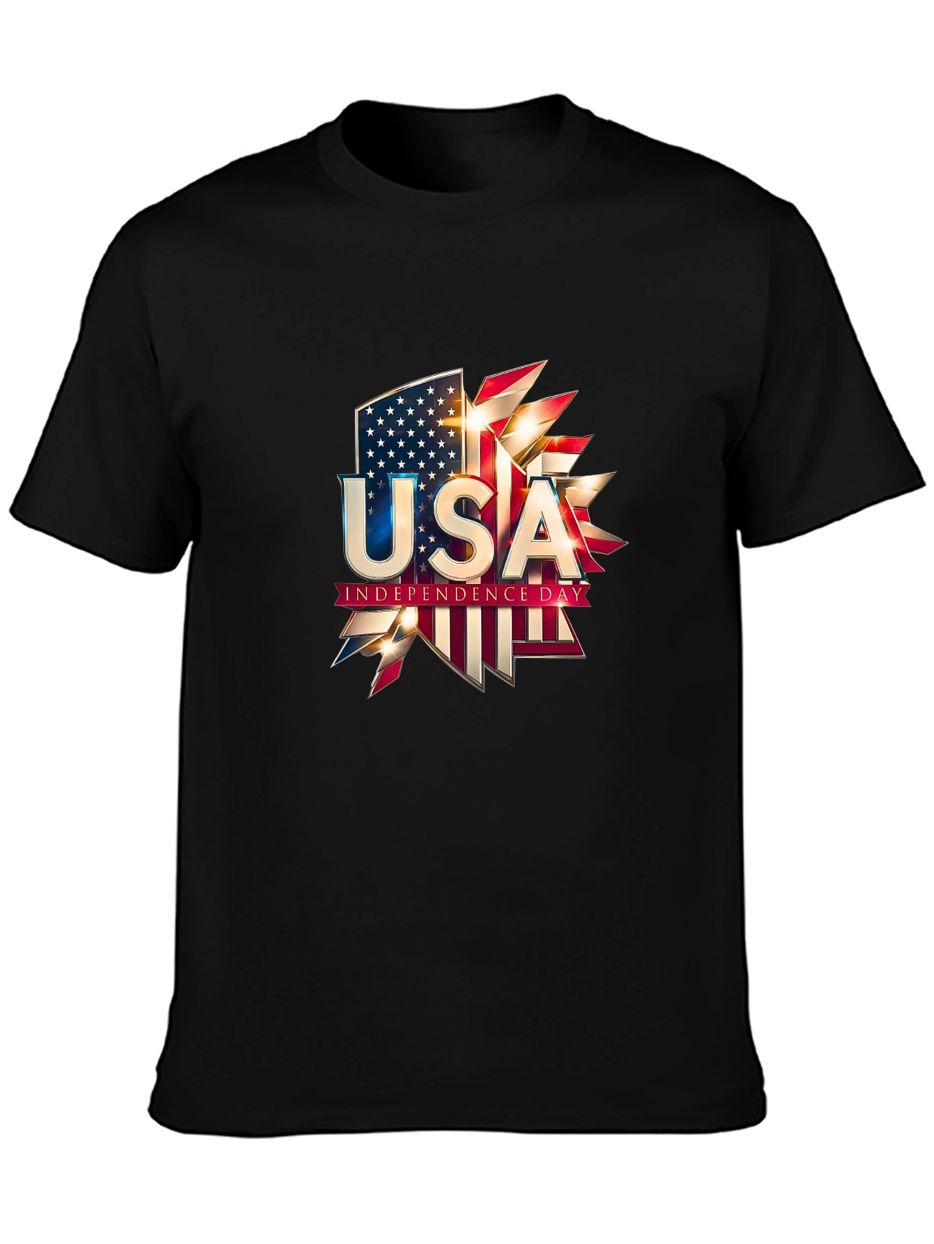 USA Independence Day Graphic T-Shirt - Patriotic Design