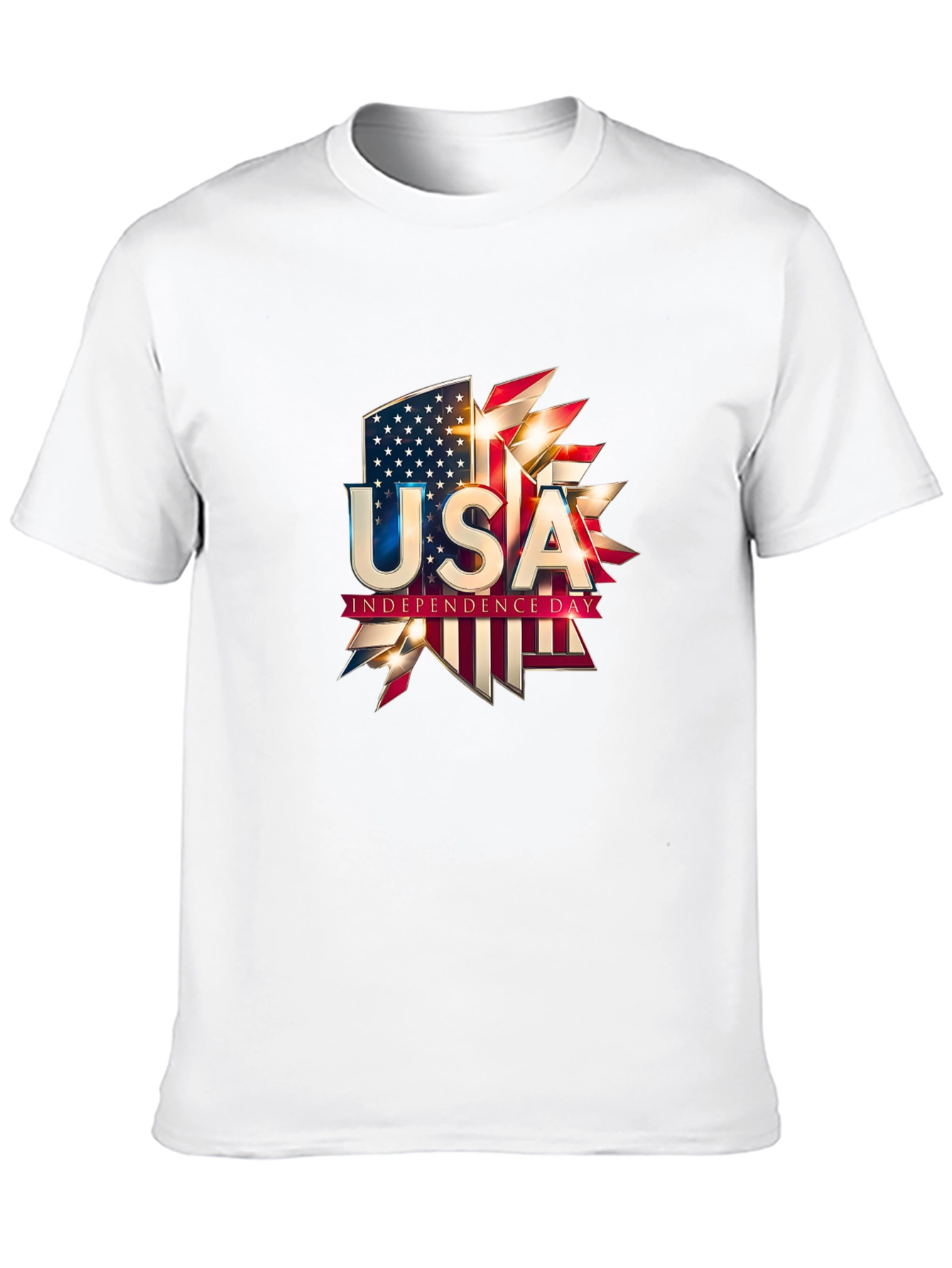 USA Independence Day Graphic T-Shirt - Patriotic Design