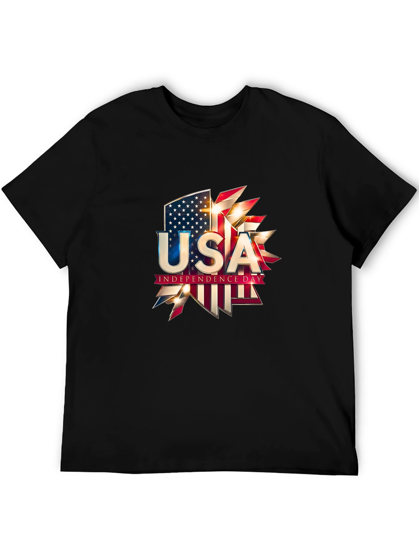 USA Independence Day Graphic T-Shirt - Patriotic Design