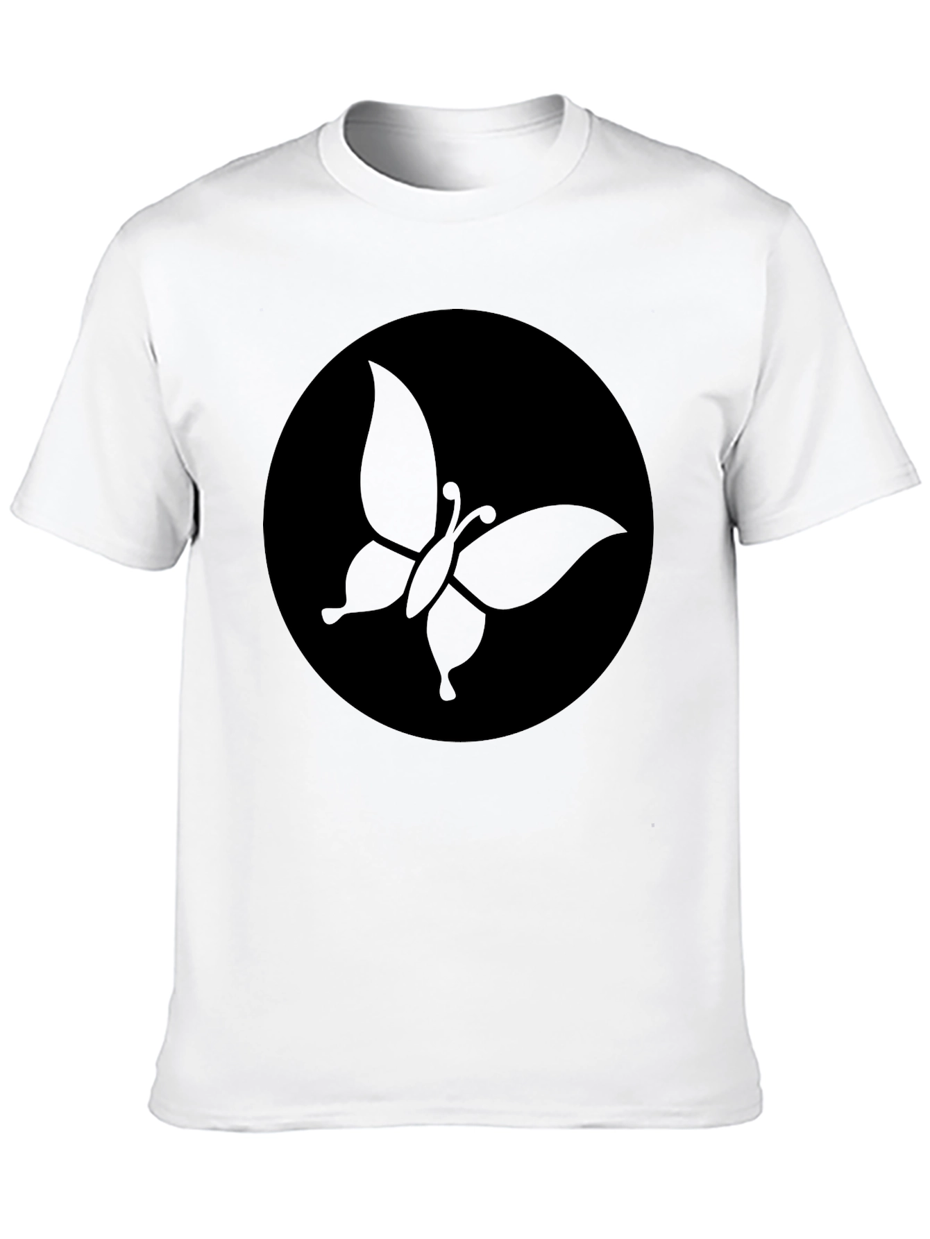 Butterfly Graphic Tee - Modern Black Shirt