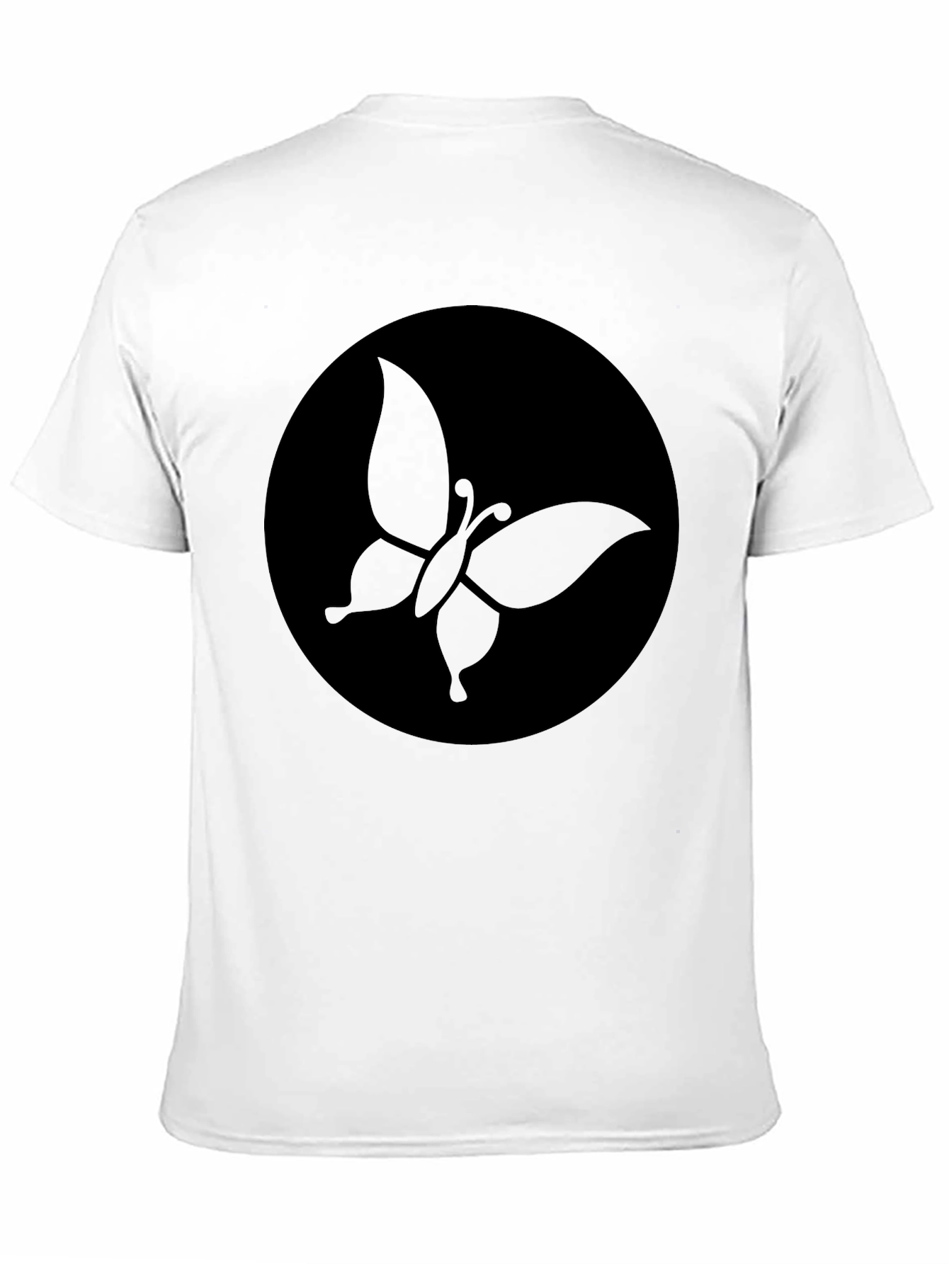 Butterfly Graphic Tee - Modern Black Shirt