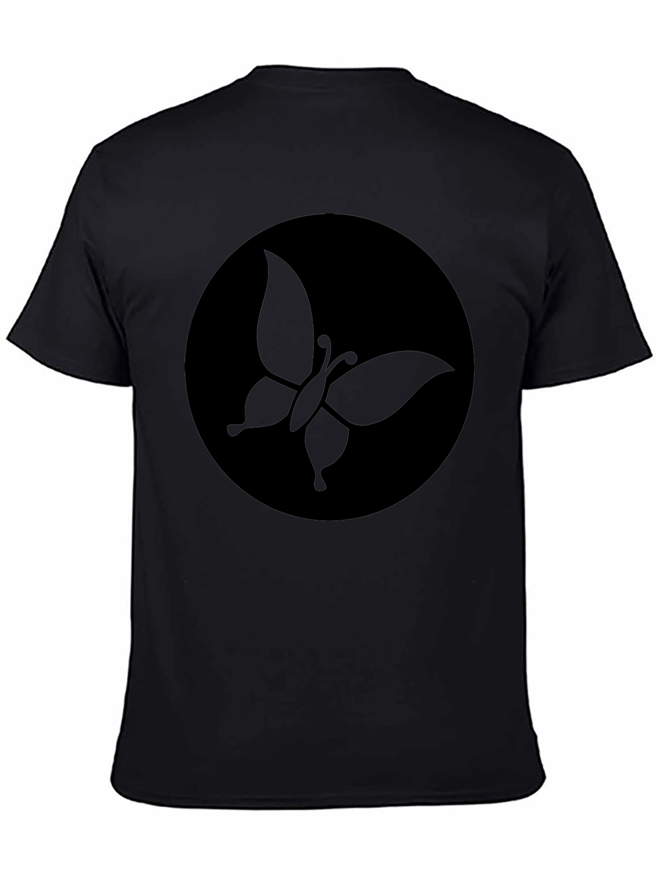Butterfly Graphic Tee - Modern Black Shirt
