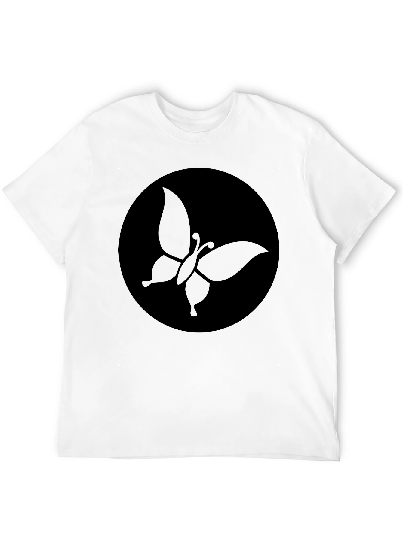 Butterfly Graphic Tee - Modern Black Shirt