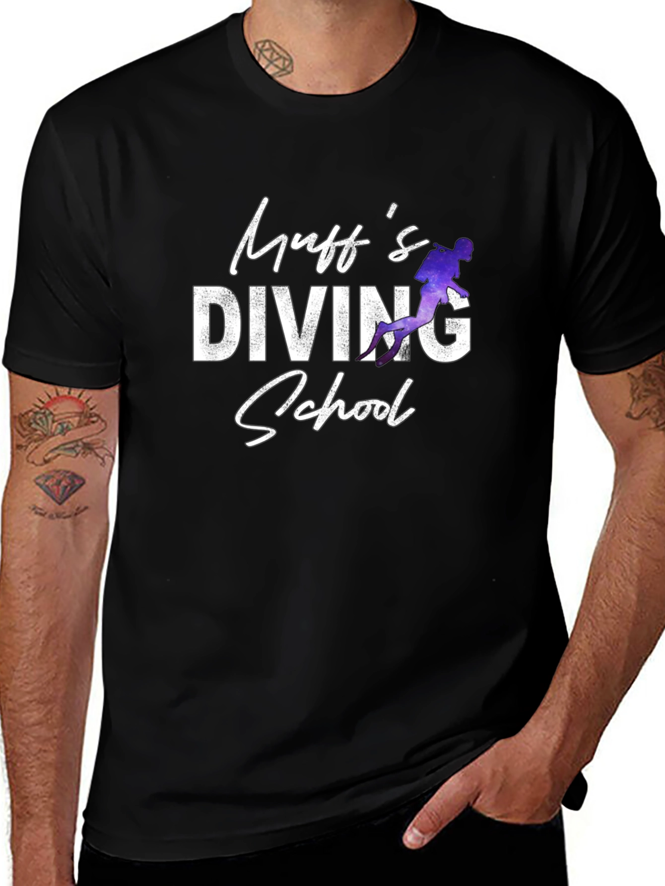 Duffs Diving School Black T-Shirt