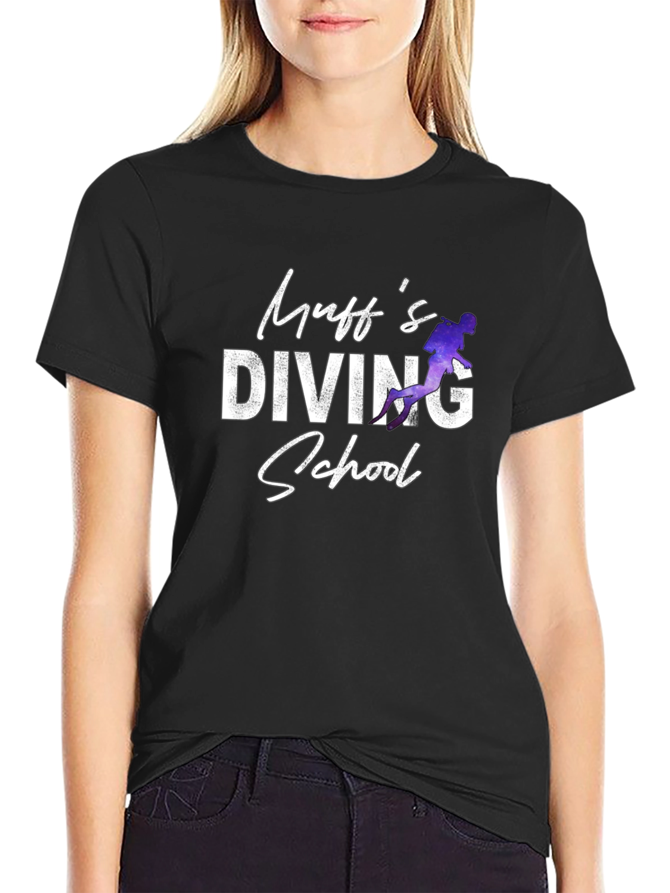 Duffs Diving School Black T-Shirt