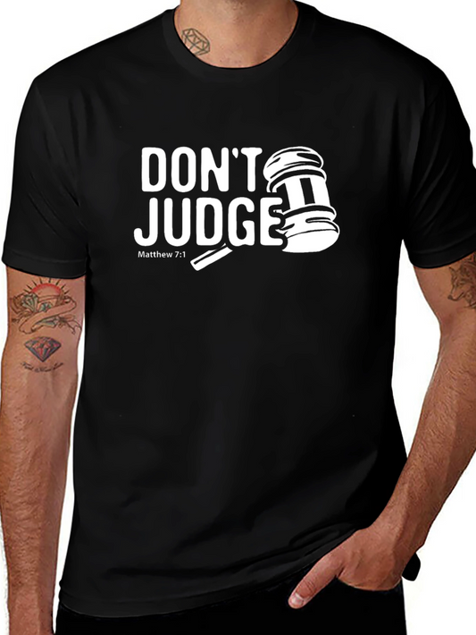 Dont Judge T-Shirt - Christian Apparel