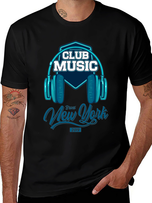 Club Music T-Shirt - Bronx New York Design