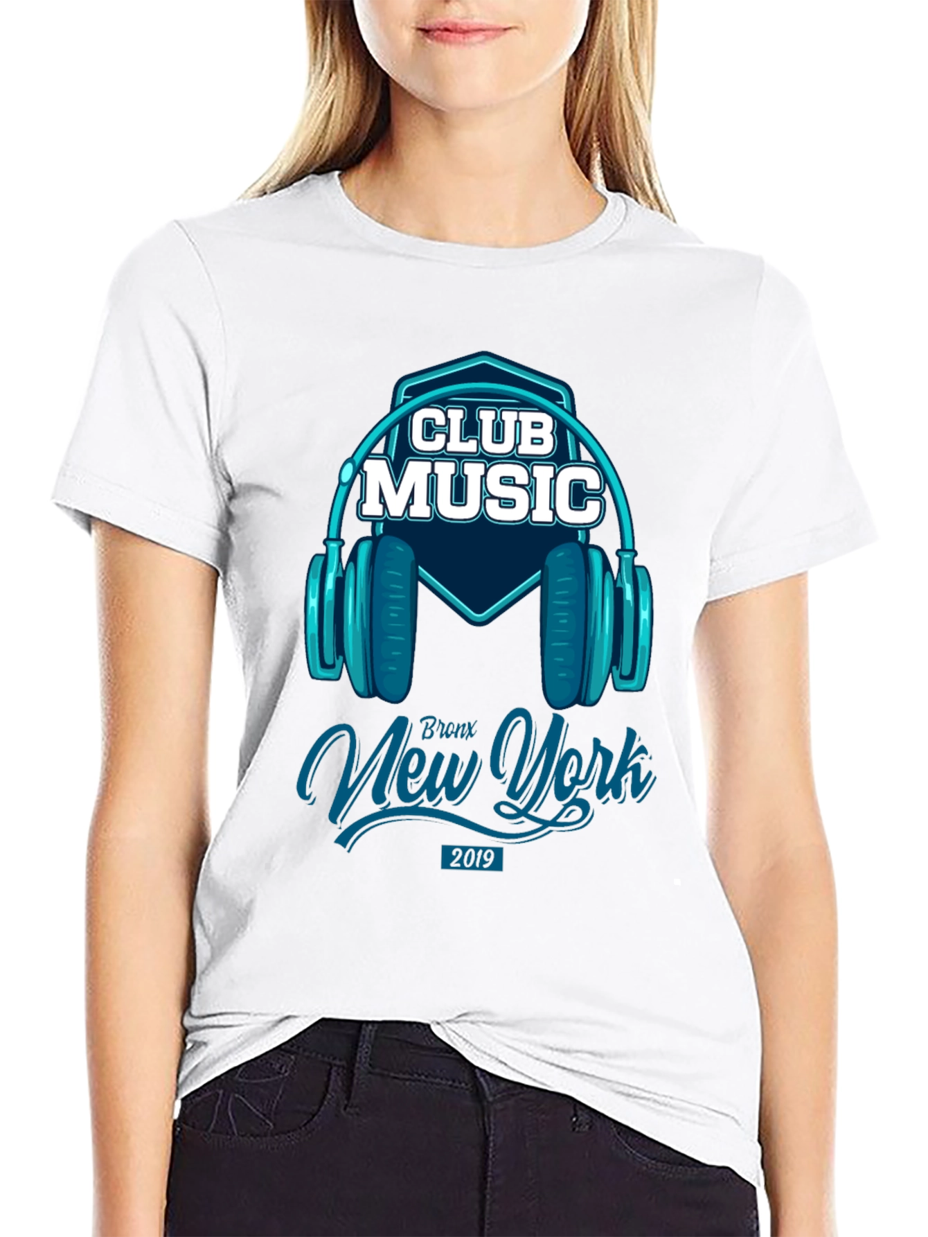 Club Music T-Shirt - Bronx New York Design