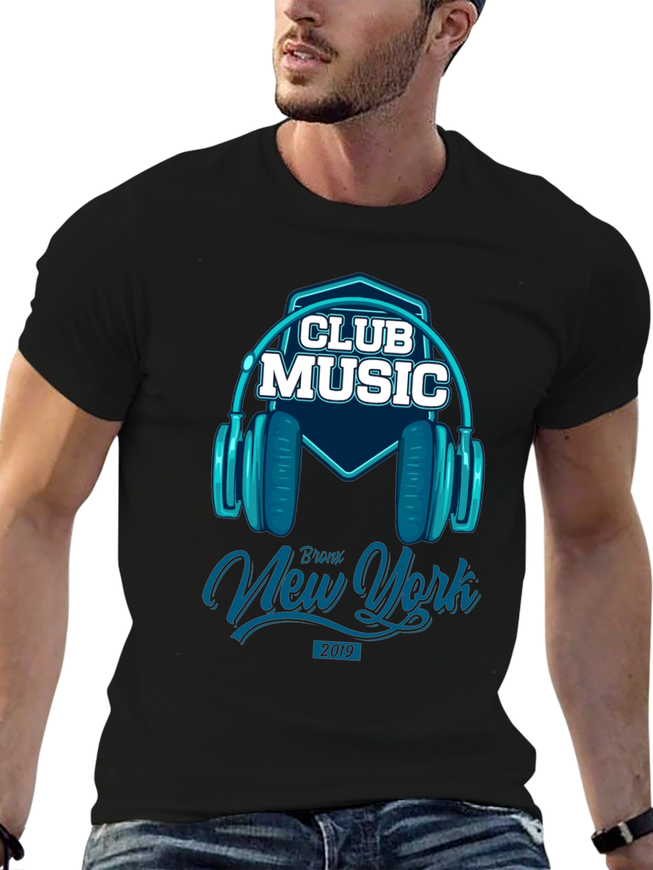 Club Music T-Shirt - Bronx New York Design